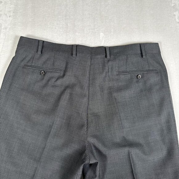 Lauren Ralph Lauren Dress pants Men Size W38 L32 Gray Slash Pockets Flat Front - Picture 9 of 11